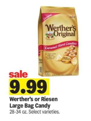 Werther's or Riesen Large Bag Candy