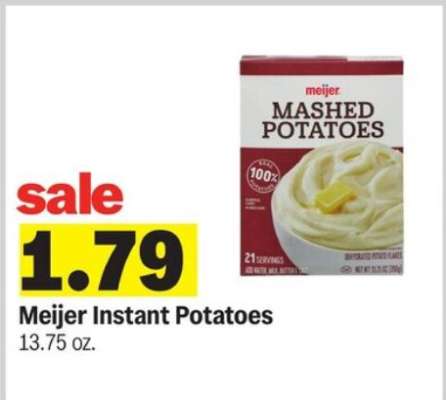 Meijer Instant Potatoes