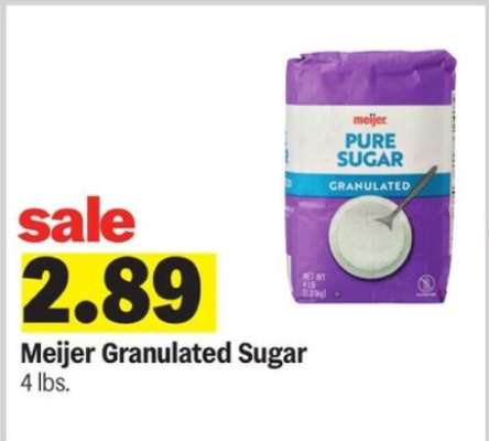 Meijer Granulated Sugar