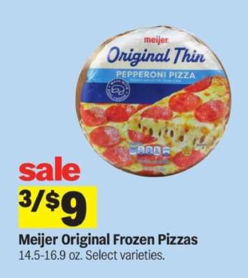 Meijer Original Frozen Pizzas*