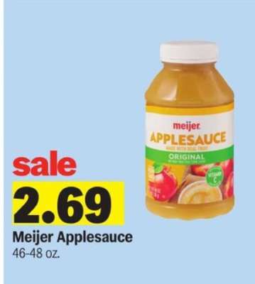 Meijer Applesauce