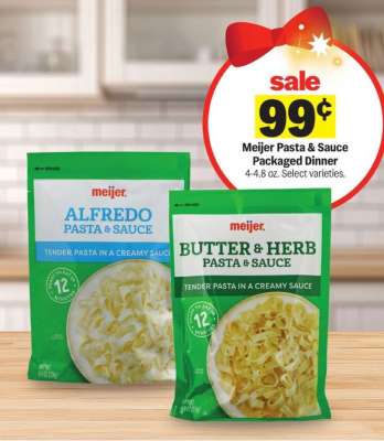 Meijer Pasta & Sauce Packaged Dinner