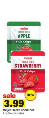 Meijer Freeze Dried Fruit
