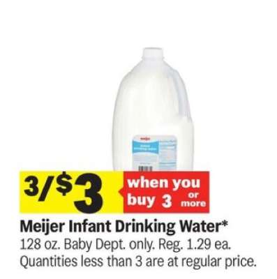 Meijer Infant Drinking Water*