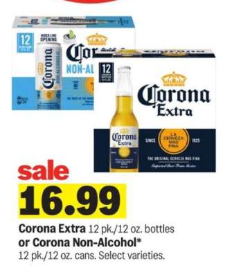 Corona Extra or Corona Non-Alcohol