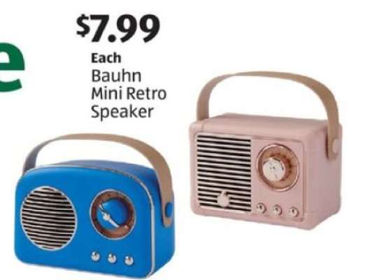 Bauhn Mini Retro Speaker
