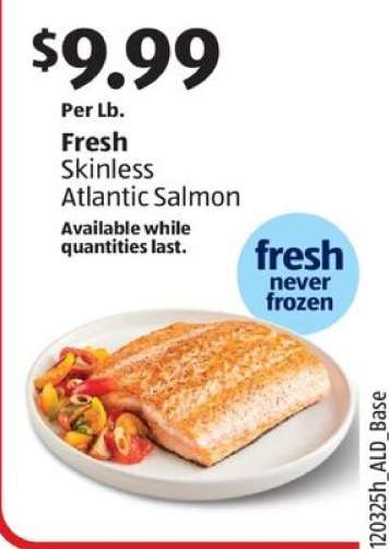 Fresh Skinless Atlantic Salmon