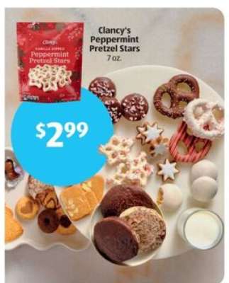 Clancy's Peppermint Pretzel Stars