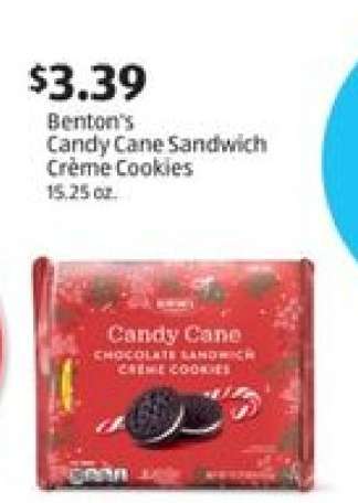 Benton's Candy Cane Sandwich Creme Cookies