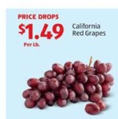 California Red Grapes