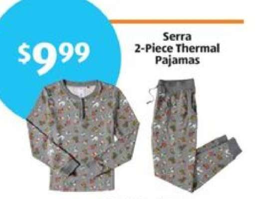 Serra 2-Piece Thermal Pajamas
