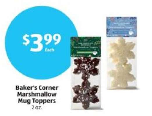 Baker's Corner Marshmallow Mug Toppers