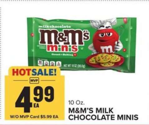 M&M’S MILK CHOCOLATE MINIS