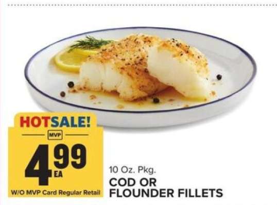 COD OR FLOUNDER FILLETS