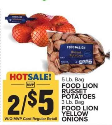 FOOD LION RUSSET POTATOES