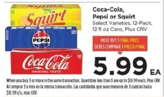 Coca-Cola, Pepsi or Squirt