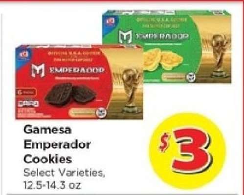 Gamesa Emperador Cookies