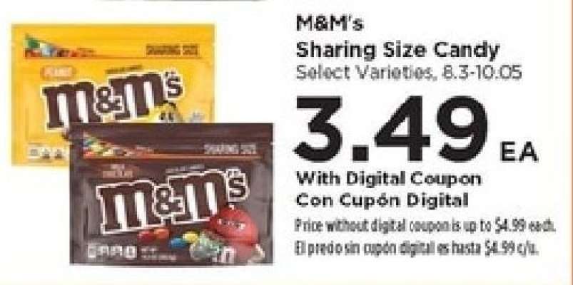 M&M's Sharing Size Candy