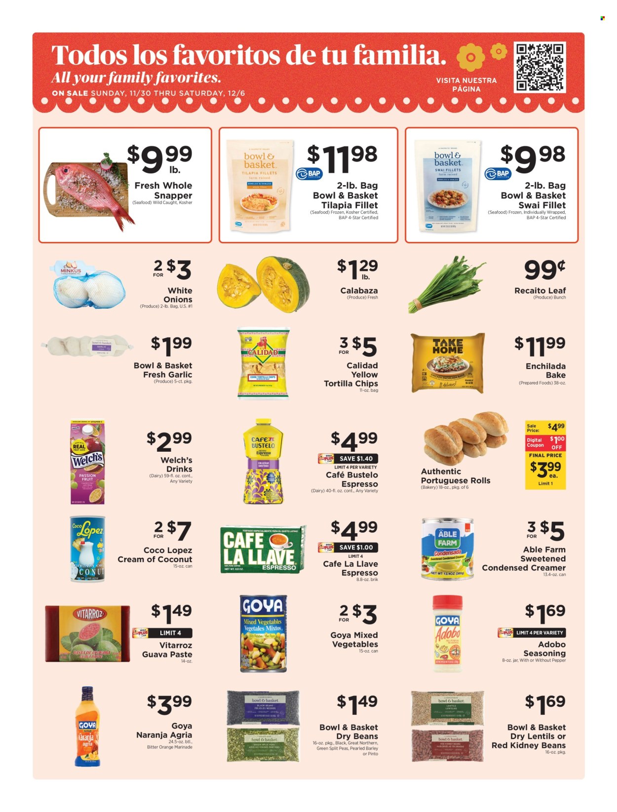 ShopRite ad - 11/30/2025 - 12/06/2025. Page 1