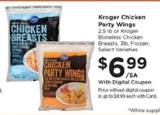 Kroger Chicken Party Wings