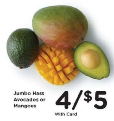 Jumbo Hass Avocados or Mangoes
