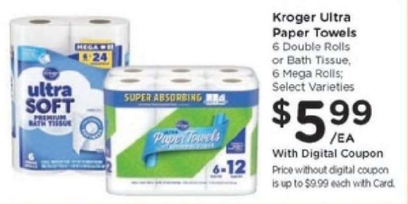 Kroger Ultra Paper Towels