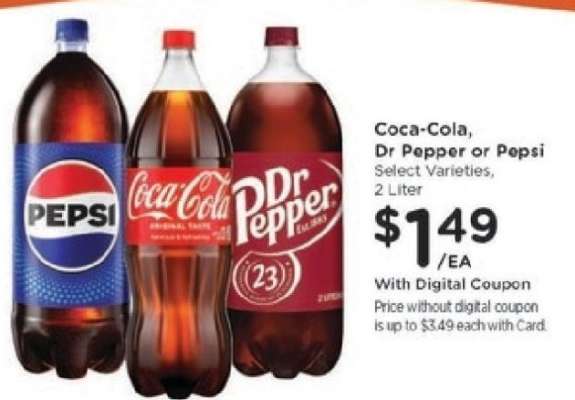 Coca-Cola, Dr Pepper or Pepsi