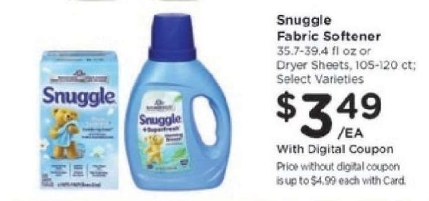 Snuggle Fabric Softener