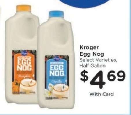 Kroger Egg Nog