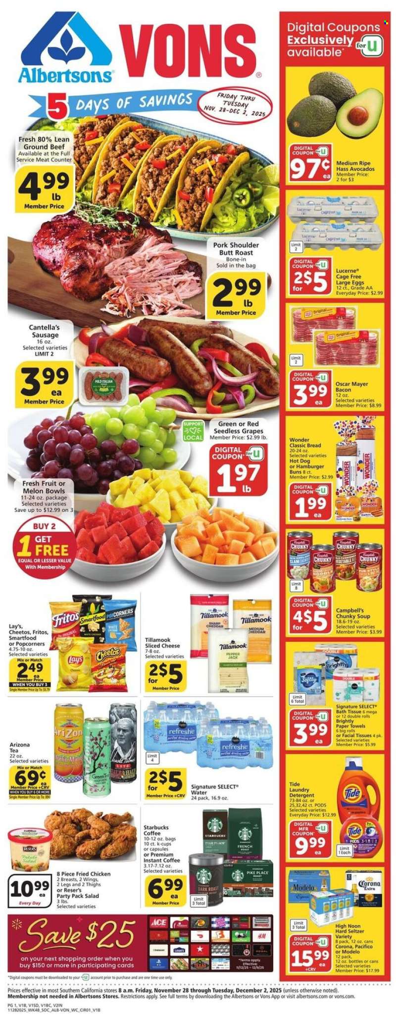 Albertsons Flyer - 11/28/2025 - 12/02/2025.