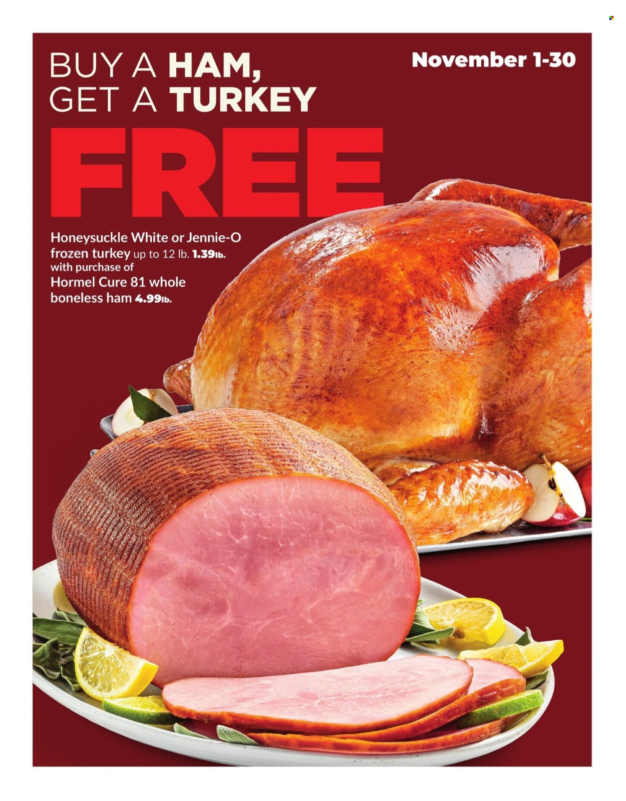 Hy-Vee ad - 11/01/2025 - 11/30/2025. Page 1