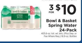 Bowl & Basket Spring Water 24-Pack