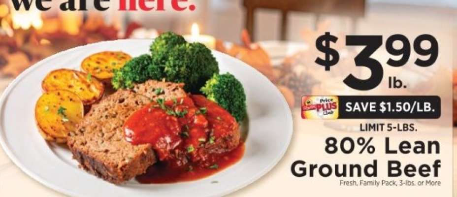 80% Lean Ground Beef