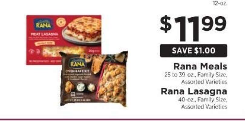 Rana Meals & Lasagna