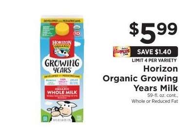 Horizon Organic Growing Years Milk