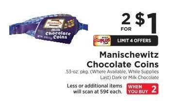 Manischewitz Chocolate Coins