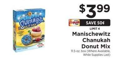 Manischewitz Chanukah Donut Mix