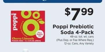 Poppi Prebiotic Soda 4-Pack