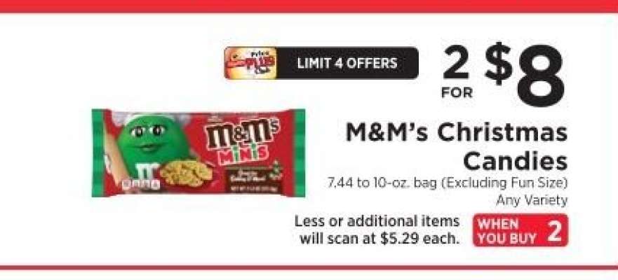 M&M's Christmas Candies