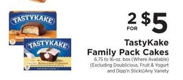 TastyKake Family Pack Cakes