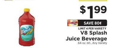 V8 Splash Juice Beverage