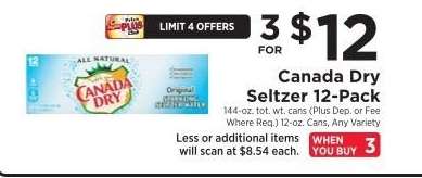 Canada Dry Seltzer 12-Pack