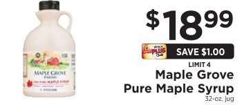 Maple Grove Pure Maple Syrup