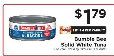Bumble Bee Solid White Tuna
