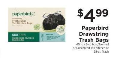 Paperbird Drawstring Trash Bags