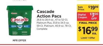 Cascade Action Pacs