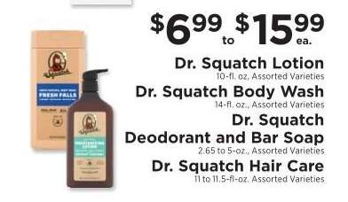 Dr. Squatch Products
