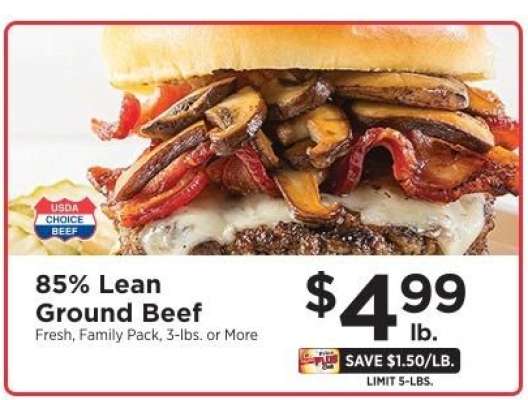 85% Lean Ground Beef