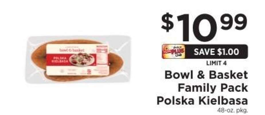 Bowl & Basket Family Pack Polska Kielbasa