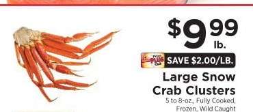 Large Snow Crab Clusters